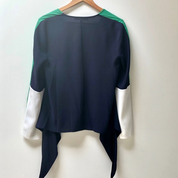 BCBG MAXAZRIA Asymmetric Colorblocked Top - Picture 6 of 6